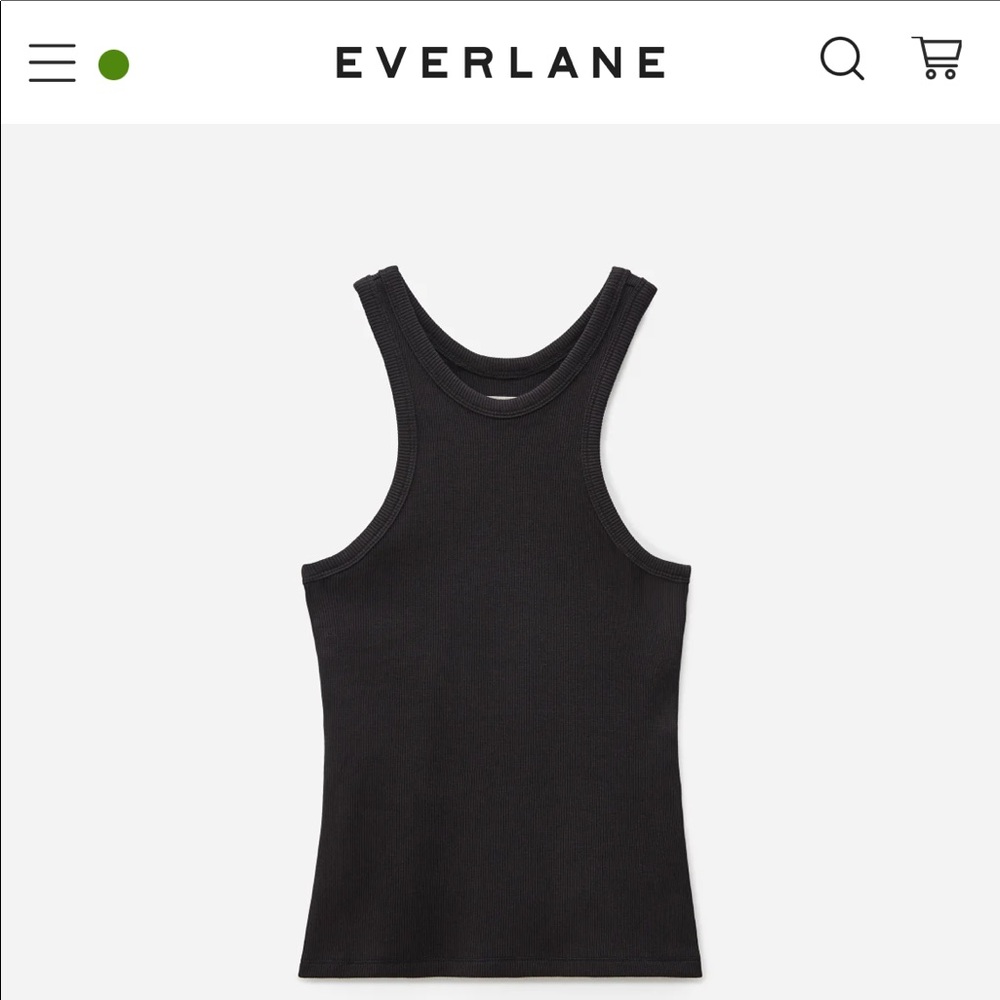 Everlane Ribbed Cutaway Tank